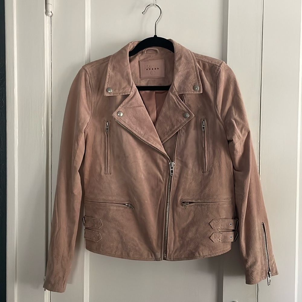 Blank NYC Pink Leather Jacket